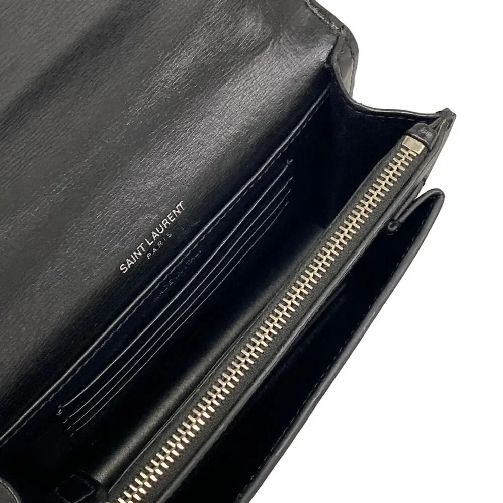 Saint Laurent PARIS Sunset Chain Wallet Other Style Wallet 452157 Leather